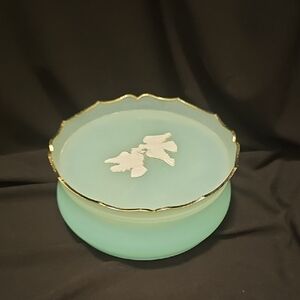 Vintage Avon Rapture Beauty Dust Vanity Container